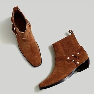 Madewell Harness Santiago Western Ankle Bootie